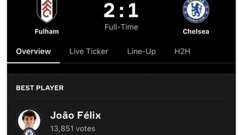 Kekalahan demi kekalahan terus dialami Chelsea, terbaru keok dari Fulham. Tim raksasa asal Inggris itu pun diambang kehancuran. Foto: Twitter