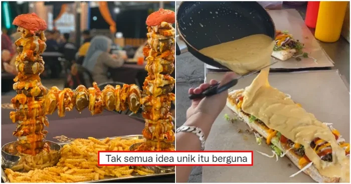 Netizen Kesal Lihat Menu Burger dan Roti John Banjir Keju Leleh