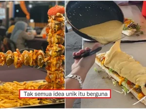 Netizen Kesal Lihat Menu Burger dan Roti John Banjir Keju Leleh