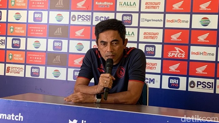 Pelatih PSS Sleman Seto Nurdiantoro.