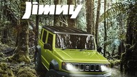 Suzuki Jimny 5 pintu lebih panjang 505 mm dari panjang versi 3 pintu. Jarak sumbu rodanya bertambah 340 mm. Secara teknis, Suzuki Jimny 5 pintu memiliki panjang 3.985 mm, lebar 1.645 mm, dan tinggi 1.720 mm, dengan jarak sumbu roda 2.590 mm. Foto: Dok. Suzuki
