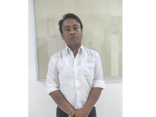 Tampang ASN yang mengaku anggota Buser Polresta Mataram. Foto: IST.