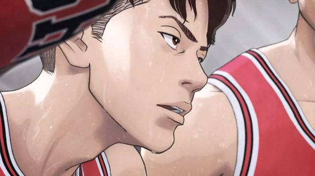 Cuplikan adegan Ryota Miyagi di The First Slam Dunk.