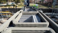 Begini penampakan gedung yang dibuat dengan mesin cetak 3D dan akan menampung server komputer di Heidelberg.