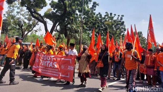 Partai Buruh mengadakan unjuk rasa menolak pengesahan Perppu No 2 Tahun 2022 tentang Cipta Kerja di Jakarta. Apa tuntutan demo buruh 14 Januari 2023?