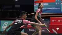 Indonesia Masters 2023: Dejan/Gloria Kandas di Perempatfinal