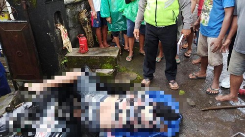 Ibu muda tewas ditabrak truk di Banjar Dinas Langsat, Desa dan Kecamatan Rendang, Kabupaten Karangasem, Bali, Jumat (13/1/2023).