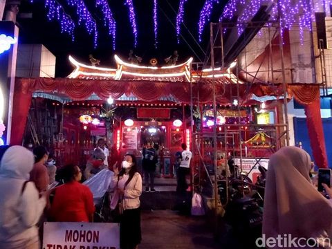 Kelenteng Tien Kok Sie di Kelurahan Sudiroprajan, Kecamatan Jebres, Solo, Jumat (13/1/2023).
