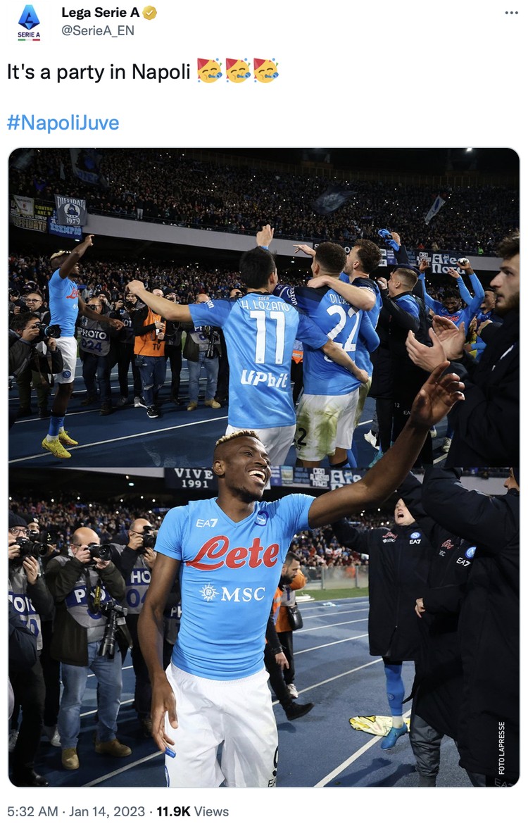 Meme Meme Juventus kalah telak dikalahkan Napoli
