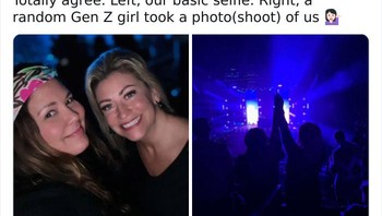 Milenial (kiri) Vs Gen Z (kanan), oke mana? Foto: Twitter 