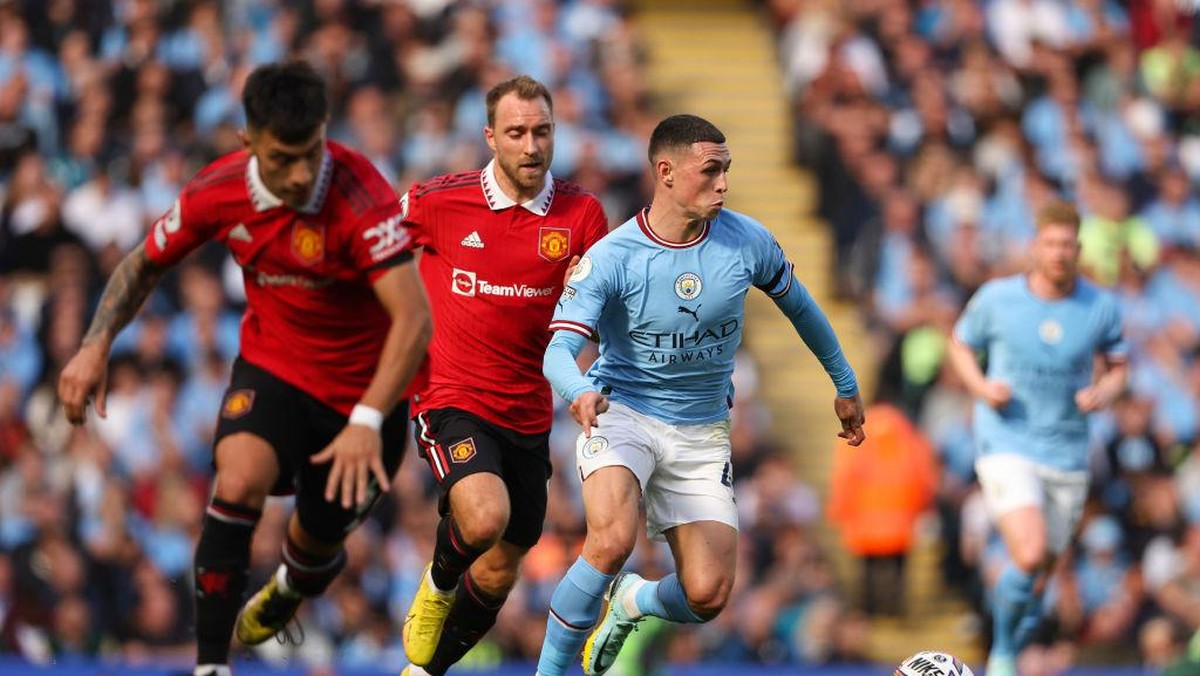 Jadwal Liga Inggris malam ini: MU vs Man City (Getty Images/Matthew Ashton - AMA)