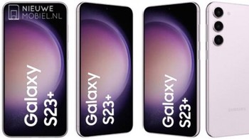 Samsung Galaxy S23 Plus versi Misty Lilac. Foto: Nieuwemobile.nl