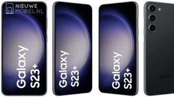 Samsung Galaxy S23 Plus versi Phantom Black. Foto: Nieuwemobile.nl