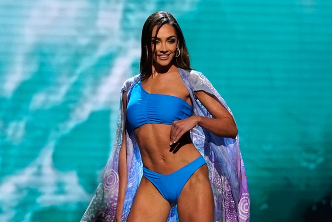 Miss Australia Monique Riley. Foto: Getty Images/TIMOTHY A. CLARY