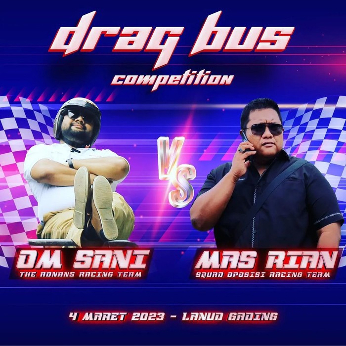 Adu drag bus bos PO SAN vs Rian Mahendra