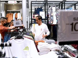 Malam-malam, Jokowi Cek Aktivitas Perbelanjaan di Mal Grand Indonesia