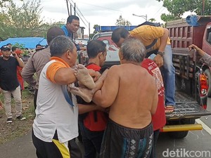 Kecelakaan Beruntun 3 Kendaraan Tewaskan Pemotor di Tulungagung
