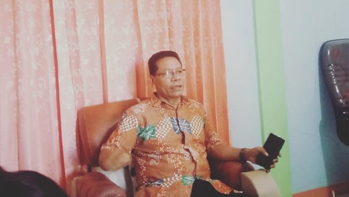 Kepala Dinas Tanaman Pangan, Hortikultura, dan Perkebunan Kabupaten Manggarai Barat Laurensius Halu. (Foto: Ambrosius Ardin/detikBali)