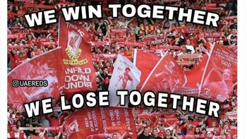 Akun ini tetap memberi dukungan pada Liverpool dalam kemenangan maupun kekalahan. Foto: Twitter
