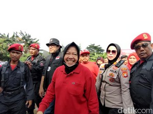 Resmikan Penghijauan Nasional, Risma Singgung PDIP Dituduh Tak Beragama