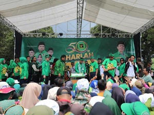 Hadiri Harlah ke-50 PPP di Sumedang, Mardiono: PPP Alami Kematangan