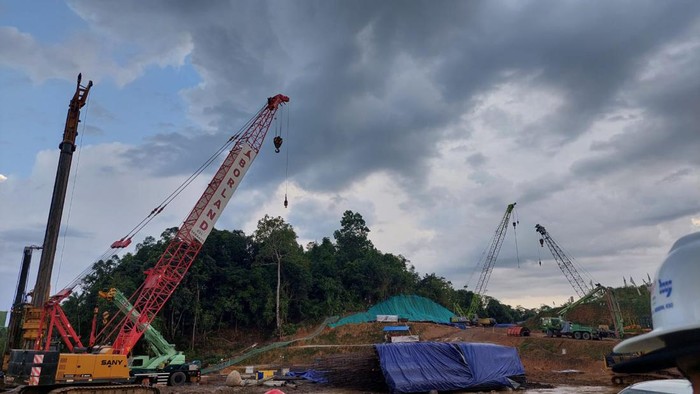 Progres pembangunan tol di IKN