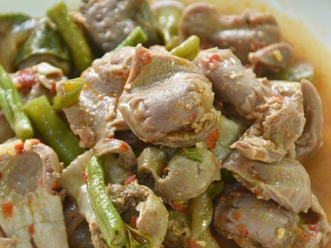 Resep Tumis Ampela Ayam dan Kacang Panjang