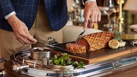 Menu andalan yang paling dikenal dari restoran ini adalah Beef Wellington. Beef Wellington buatan chef Gordon Ramsay memang dikenal sebagai salah satu yang terbaik. Foto: Instagram/gordonramsaybarngrillkl