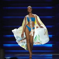 Miss Dominican Republic Andrenia Martinez bukan hanya top 16 tapi juga pemenang ketiga atau 2nd runner up Miss Universe 2022. Foto: Dok. Getty Images