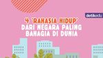 Infografis: 4 Rahasia Hidup Negara Paling Bahagia di Dunia