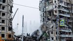 Apartemen di Dnipro Ukraina Hancur Dirudal Rusia