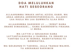 Doa Meluluhkan Hati Seseorang dengan Menyebut Namanya Doa Meluluhkan Hati Seseorang dengan Menyebut Namanya