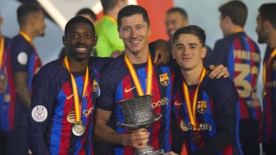 Ganyang Real Madrid, Barcelona Juara Piala Super Spanyol