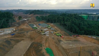 Jalan Lingkar ke Kawasan Inti di IKN Mulai Berbentuk