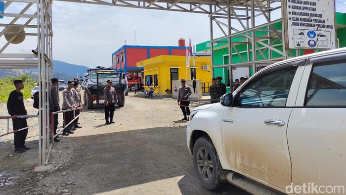 Kawasan PT GNI dkawal ketat TNI-Polri usai bentrokan maut