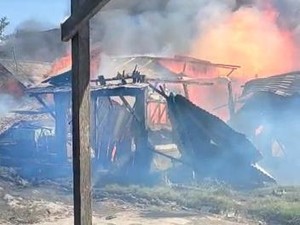 5 Rumah Warga di Labuhanbatu Terbakar, Sempat Terdengar Ledakan