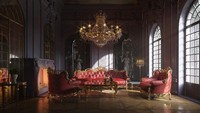 Baroque (1590 – 1725), pada periode Barok, arsitektur dan desain interior menjadi lebih mewah dan rumit. Gaya ini pertama kali diperkenalkan oleh Gereja katolik dimana mereka berupaya untuk mengesankan massa yang tidak berpendidikan dengan kekayaan dan kekuatan mereka.