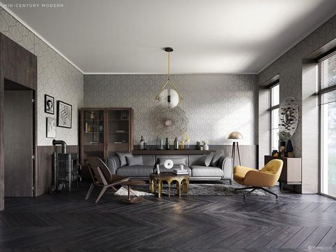 Desainer HomeAdvisor membuat proyek dimana mereka menggambarkan desain interior ruang tamu di Eropa berkembang selama lebih dari 600 tahun terakhir.