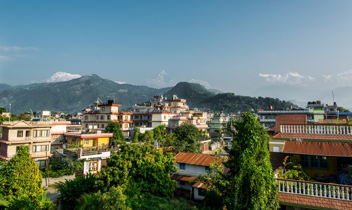 Kota Pokhara di Nepal