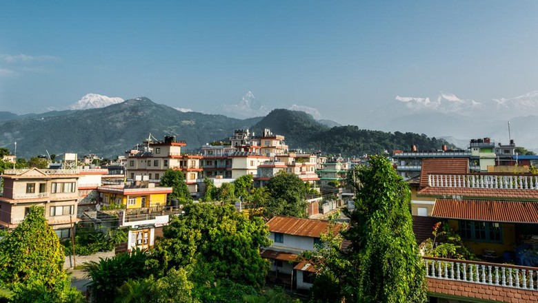 Kota Pokhara di Nepal Kota Pokhara di Nepal