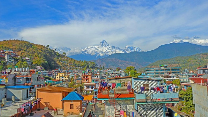 Kota Pokhara di Nepal Kota Pokhara di Nepal