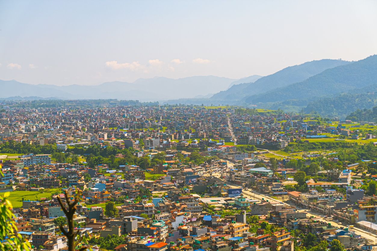 Kota Pokhara di Nepal