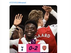 Arsenal Pecundangi Spurs, Netizen: Ditunggu Manchester United