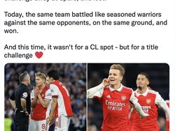 Arsenal Pecundangi Spurs, Netizen: Ditunggu Manchester United