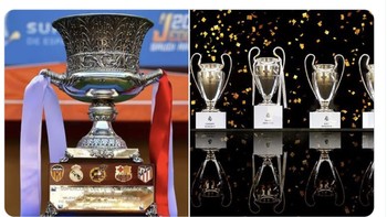 Tapi fans Real Madrid ini jumawa bahwa timnya sudah menang 14 kali Liga Champions, jauh lebih bergengsi dari Piala Super Spanyol. Foto: Twitter