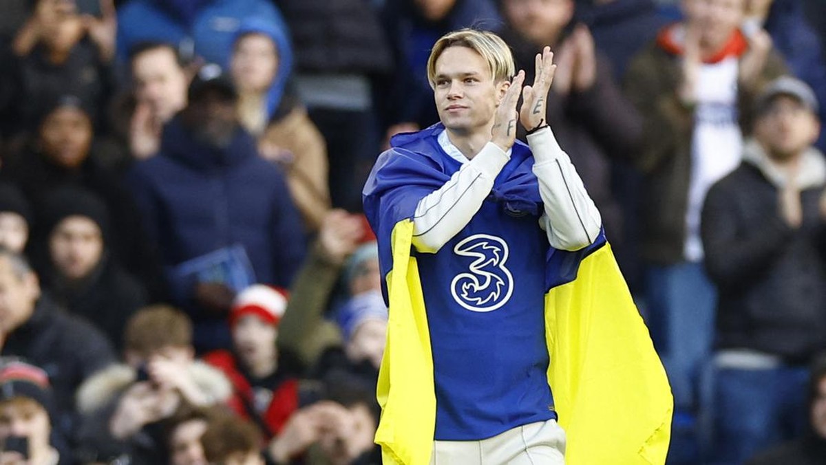 Mykahylo Mudryk jadi pembelian teranyar Chelsea. (Foto: Action Images via REUTERS/PETER CZIBORRA)