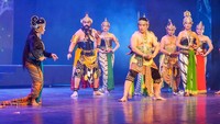 Panglima TNI Laksamana Yudo mengatakan, selain melestarikan budaya Indonesia, pagelaran wayang orang ‘Pandawa Boyong’ ini merupakan wujud makin kokohnya sinergitas TNI-Polri. Foto: dok ist