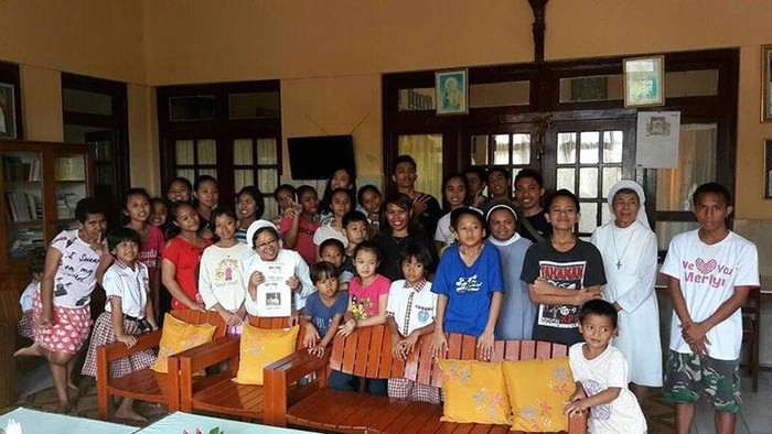 Panti Asuhan Sidhi Astu di Kabupaten Badung, Bali.