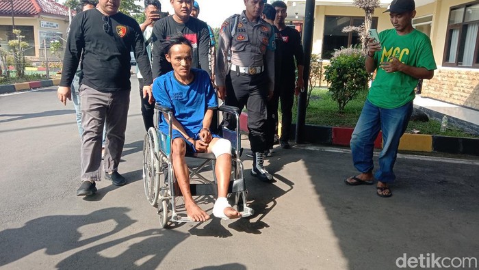Pelaku pencurian sepeda motor di Indramayu.