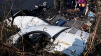 Pesawat Yeti Airlines yang jatuh di Nepal ini membawa 68 penumpang dan 4 kru pesawat. Laporan terbaru menyebutkan ada 15 warga negara asing (WNA) di antaranya. Reuters/Rohit Giri  